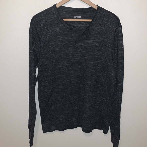 Express Other - Express Gray Henley